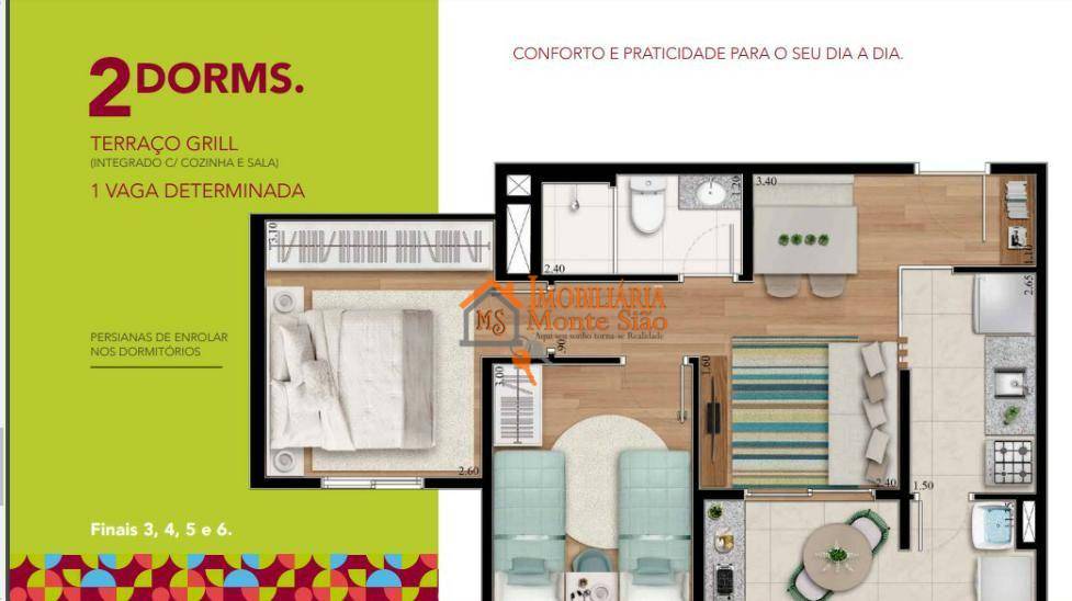 Apartamento à venda com 3 quartos, 68m² - Foto 24