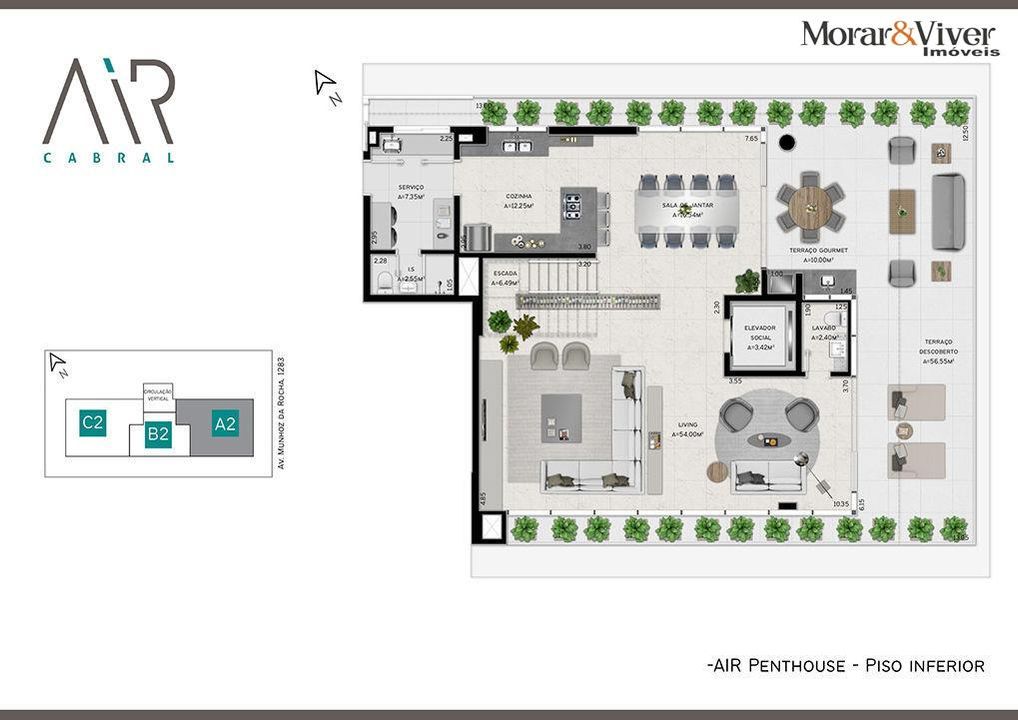 Apartamento à venda com 3 quartos, 190m² - Foto 23