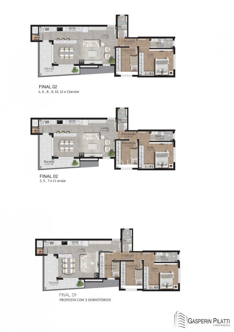 Apartamento à venda com 3 quartos, 101m² - Foto 17