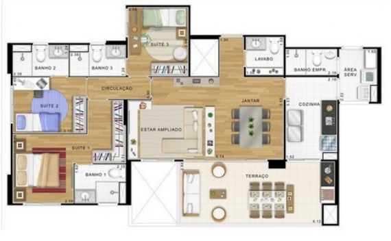 Apartamento à venda com 3 quartos, 112m² - Foto 11