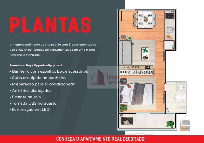 Apartamento à venda com 1 quarto, 30m² - Foto 28