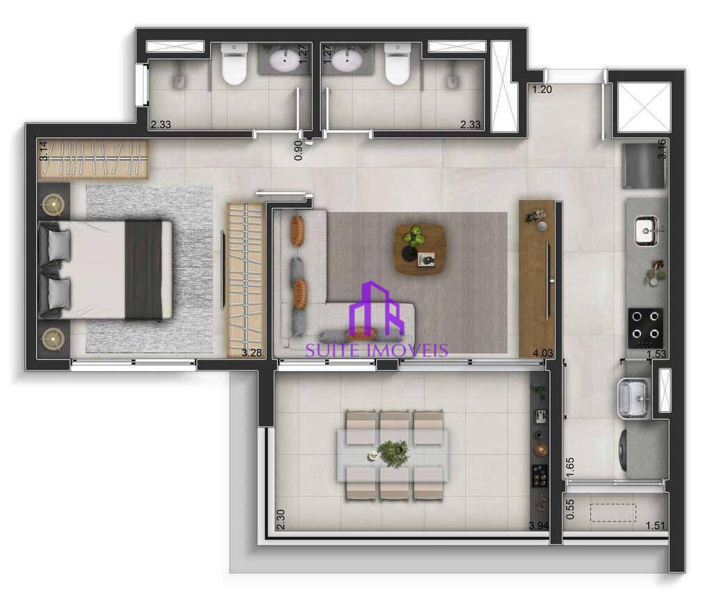 Apartamento à venda com 1 quarto, 30m² - Foto 26