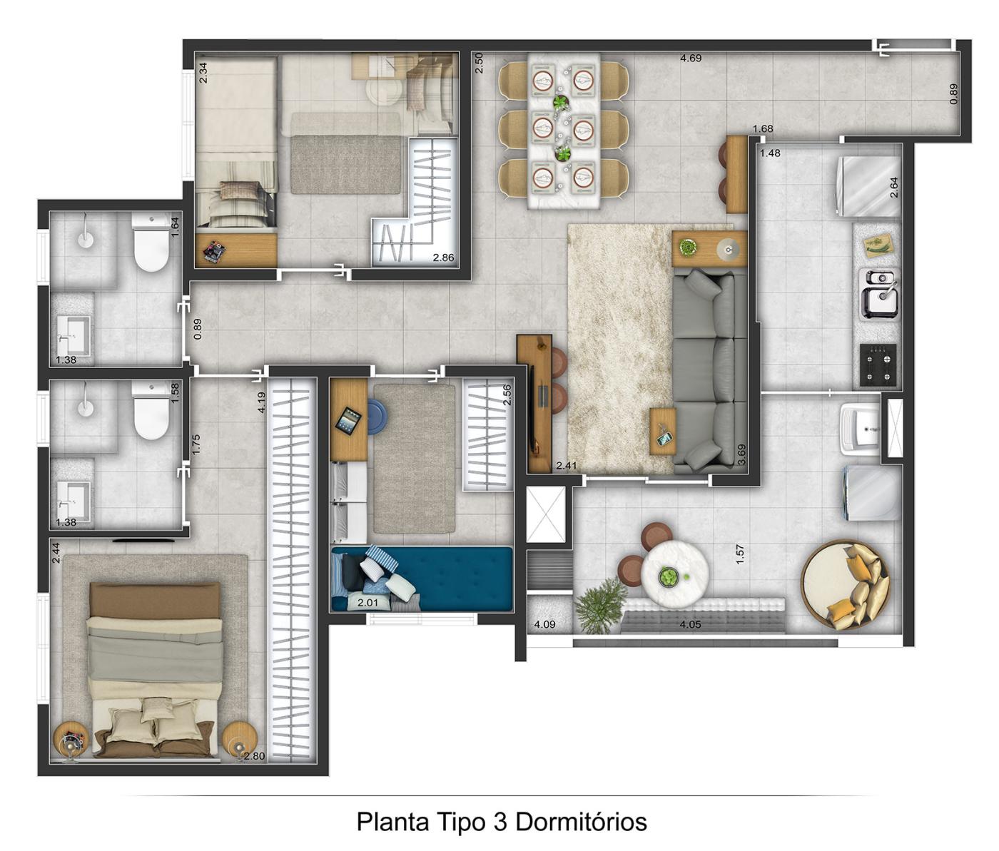 Apartamento à venda com 2 quartos, 81m² - Foto 25