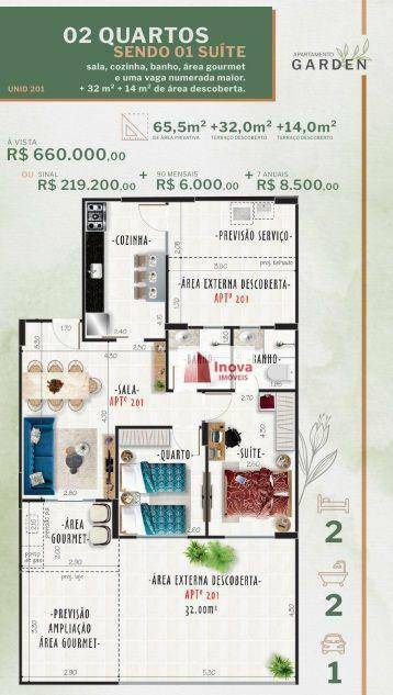 Apartamento à venda com 2 quartos, 114m² - Foto 9