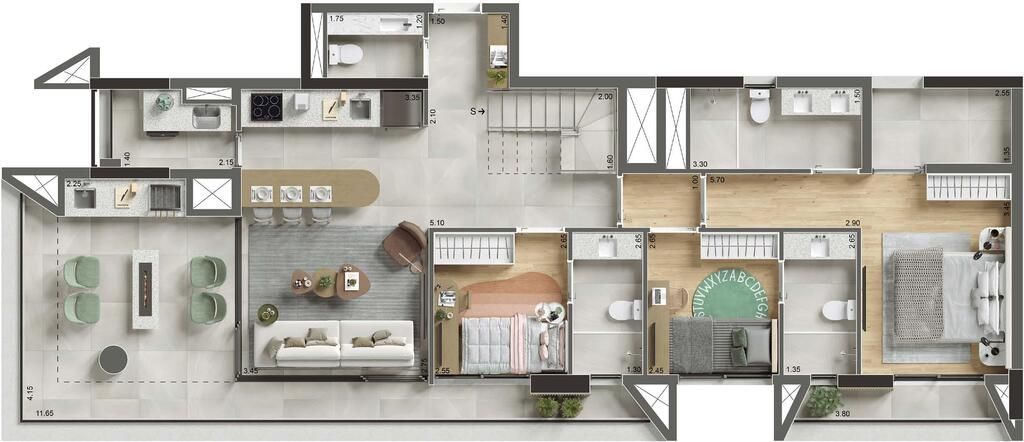 Apartamento à venda com 2 quartos, 88m² - Foto 8