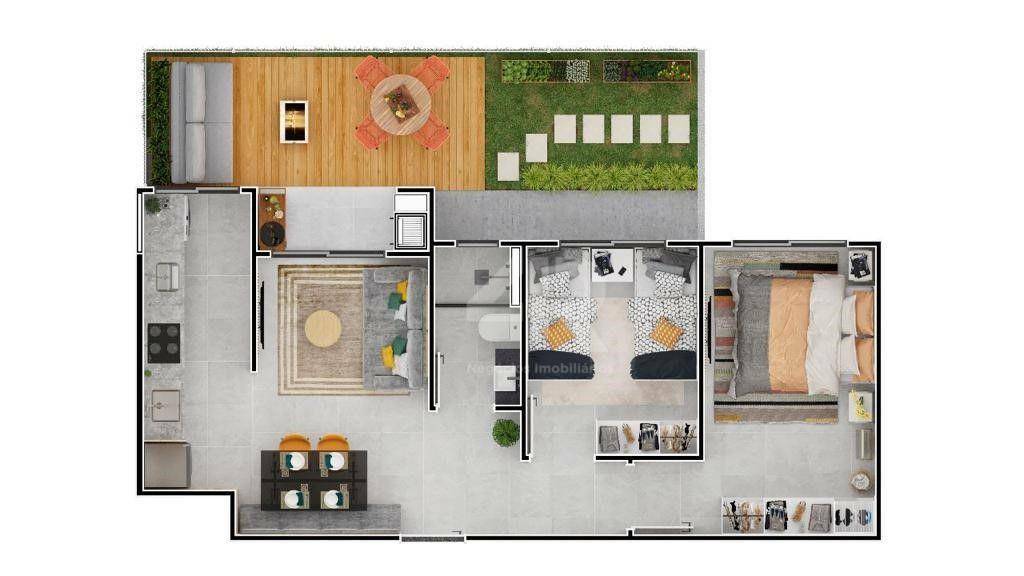 Apartamento à venda com 2 quartos, 52m² - Foto 18