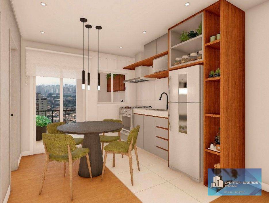 Apartamento à venda com 1 quarto, 37m² - Foto 2