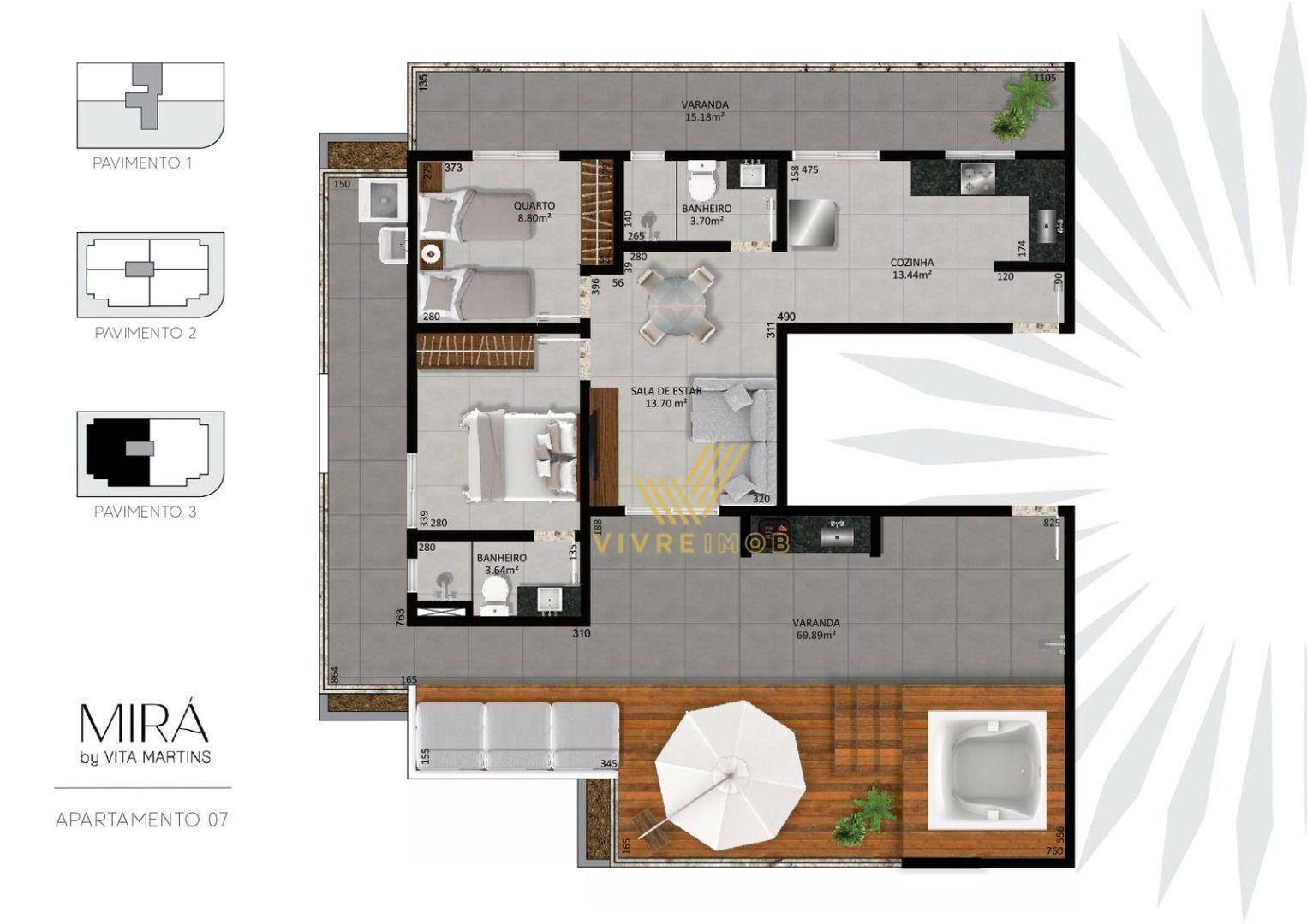 Apartamento à venda com 1 quarto, 97m² - Foto 25