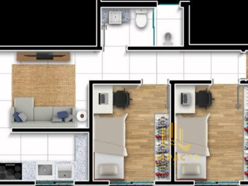 Apartamento à venda com 2 quartos, 60m² - Foto 5