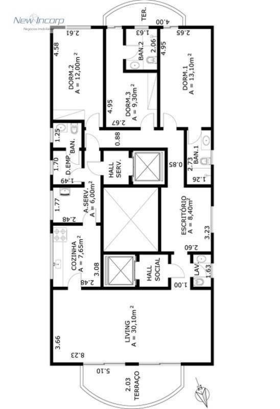 Apartamento à venda com 3 quartos, 138m² - Foto 39