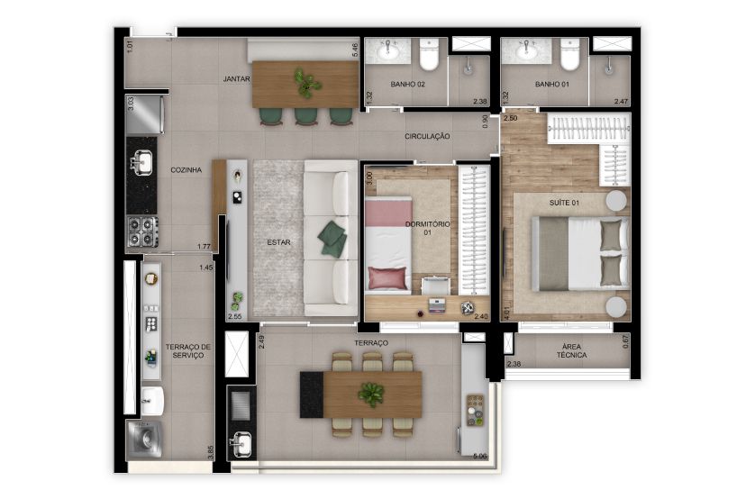 Apartamento à venda com 3 quartos, 102m² - Foto 39