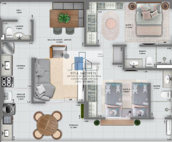 Apartamento à venda com 2 quartos, 78m² - Foto 31