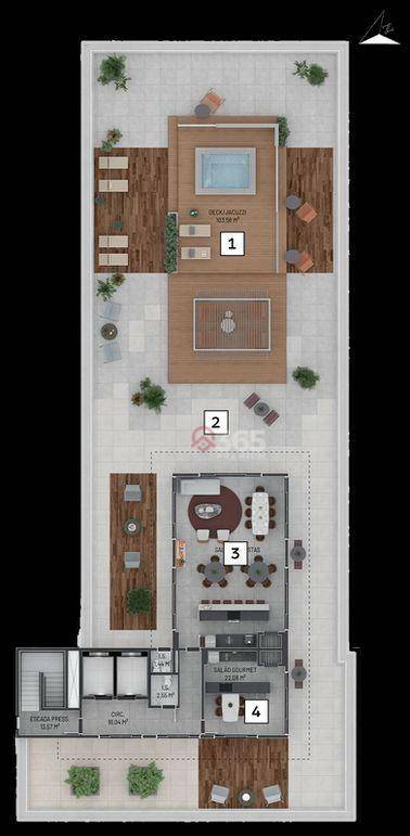 Kitnet e Studio à venda com 1 quarto, 30m² - Foto 21