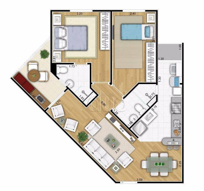 Apartamento à venda com 2 quartos, 66m² - Foto 19