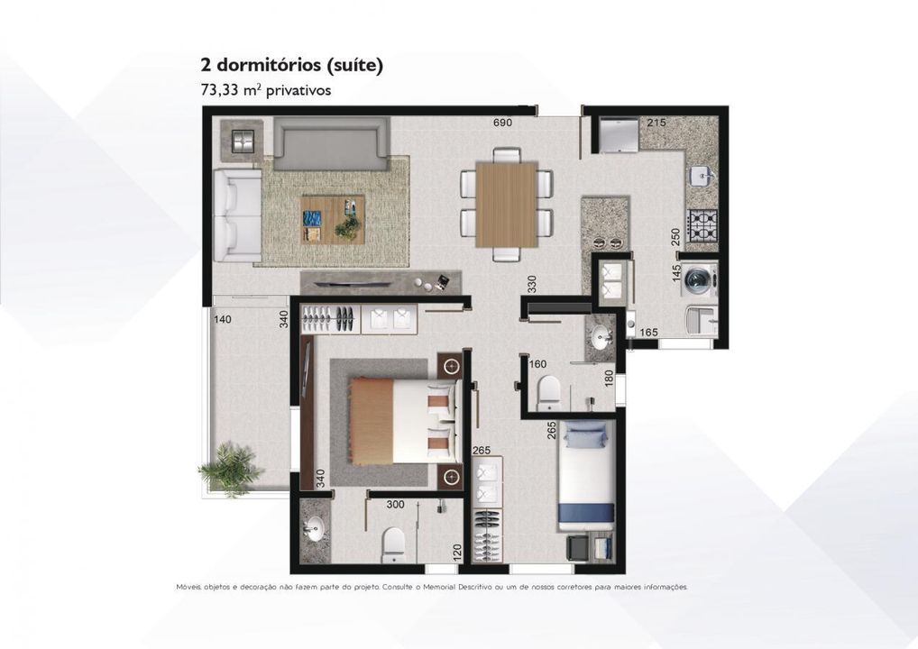 Apartamento à venda com 2 quartos, 73m² - Foto 6