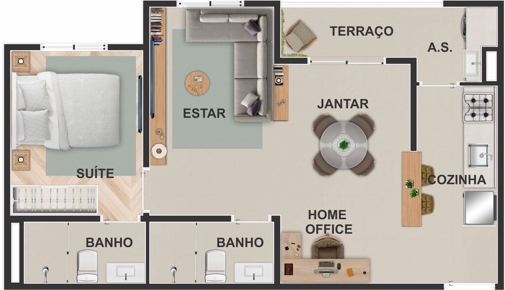 Apartamento à venda com 3 quartos, 95m² - Foto 32