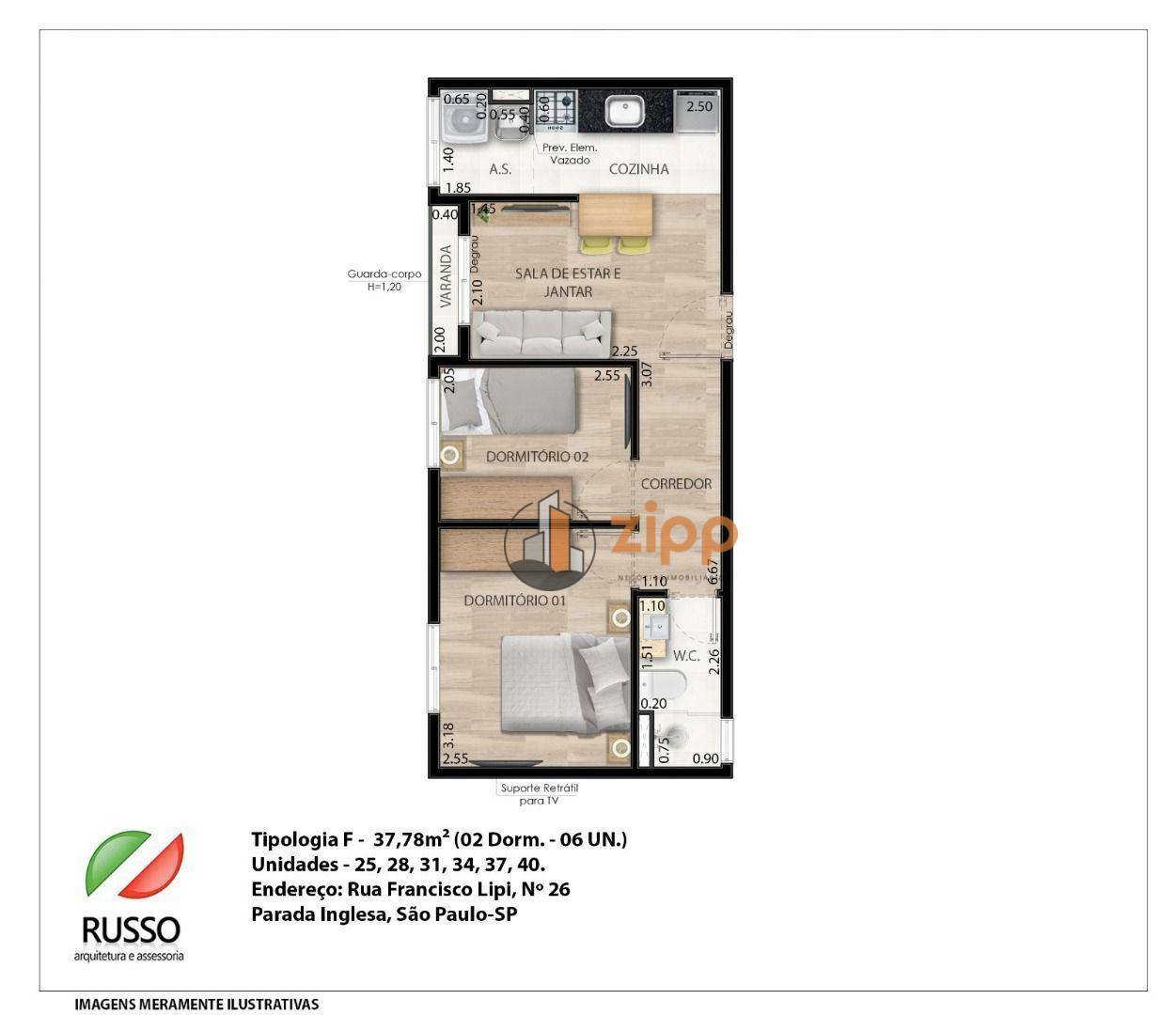 Apartamento à venda com 1 quarto, 29m² - Foto 13