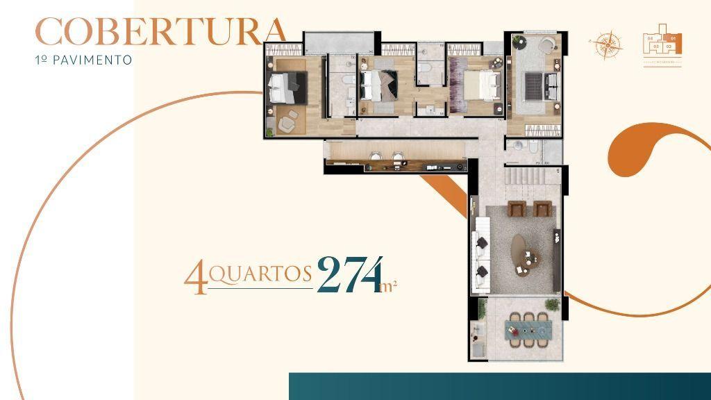 Apartamento à venda com 3 quartos, 136m² - Foto 29