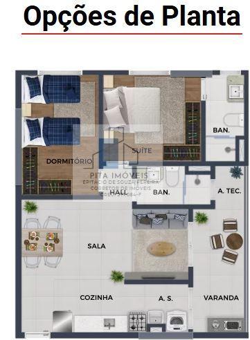 Apartamento à venda com 2 quartos, 60m² - Foto 24