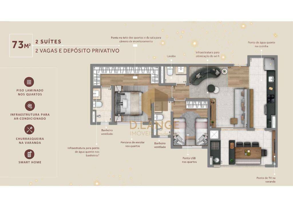 Apartamento à venda com 2 quartos, 73m² - Foto 21