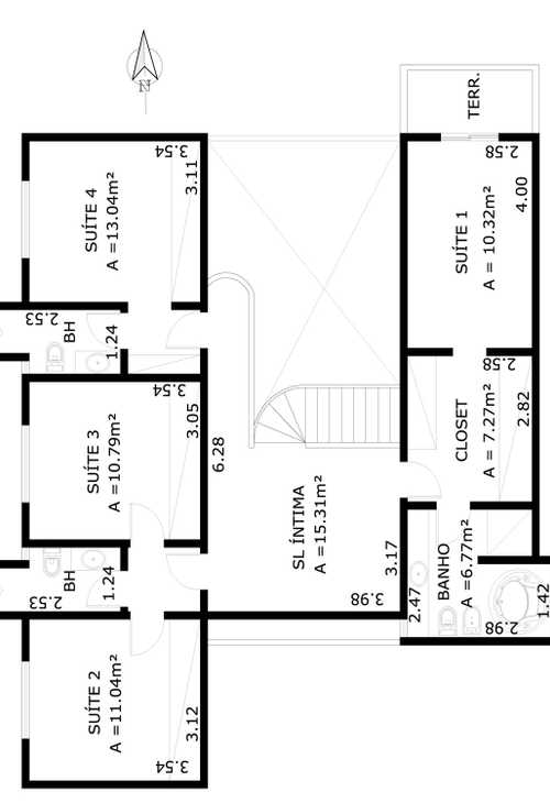 Apartamento à venda com 4 quartos, 289m² - Foto 4