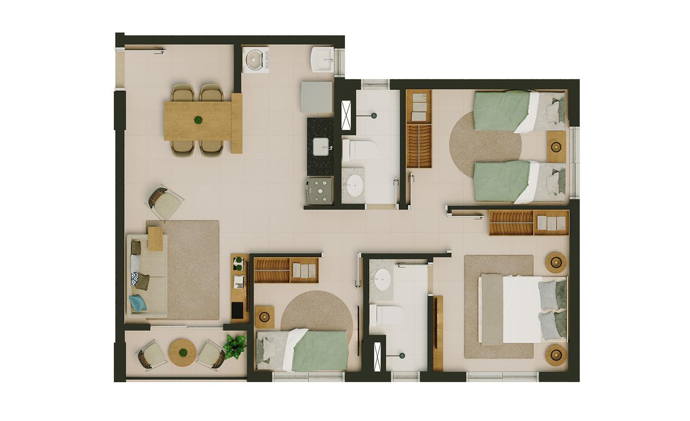 Apartamento à venda com 2 quartos, 51m² - Foto 17