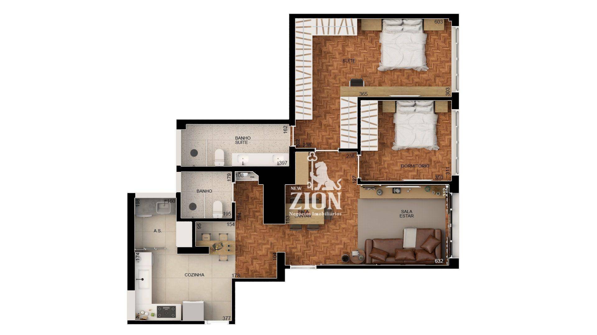 Apartamento à venda com 2 quartos, 120m² - Foto 3