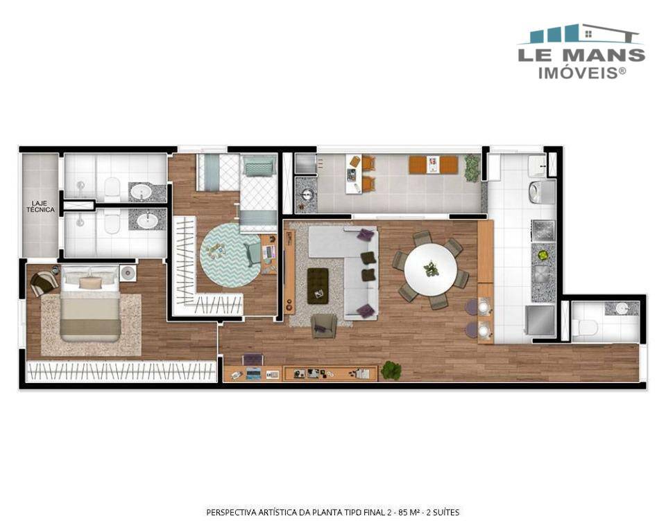 Apartamento à venda com 2 quartos, 87m² - Foto 47