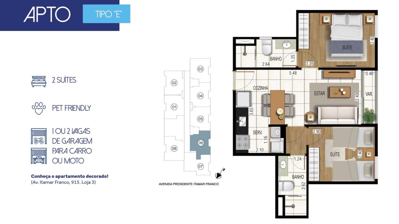 Apartamento à venda com 2 quartos, 50m² - Foto 23