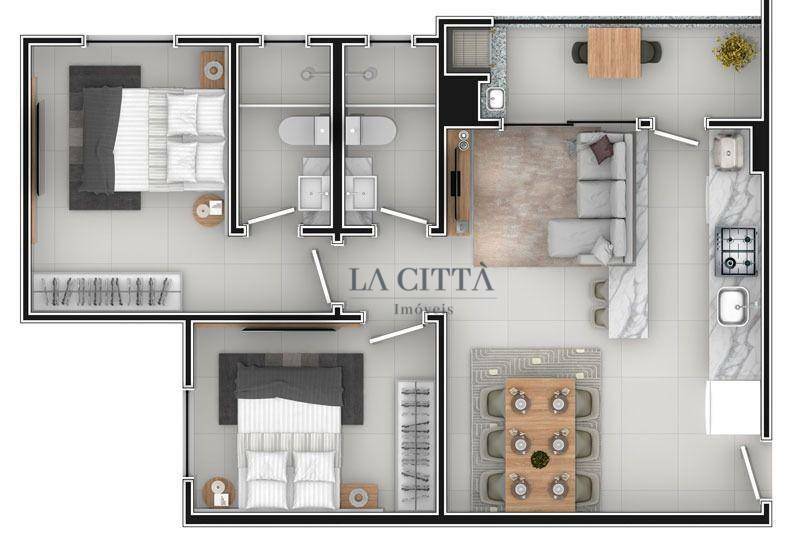 Apartamento à venda com 2 quartos, 73m² - Foto 10