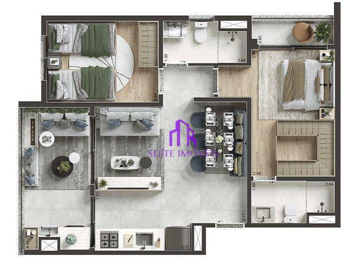 Apartamento à venda com 2 quartos, 39m² - Foto 20