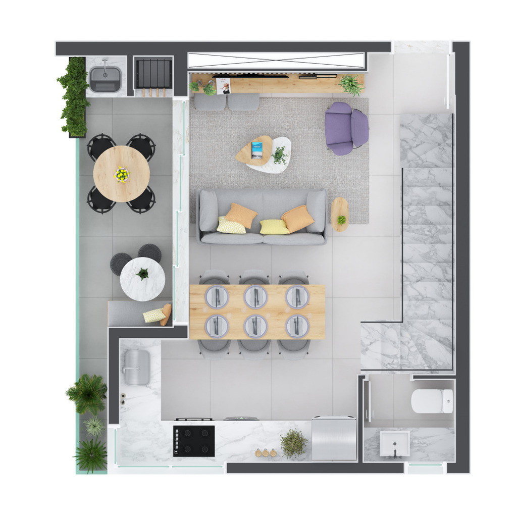 Apartamento à venda com 1 quarto, 3072m² - Foto 31