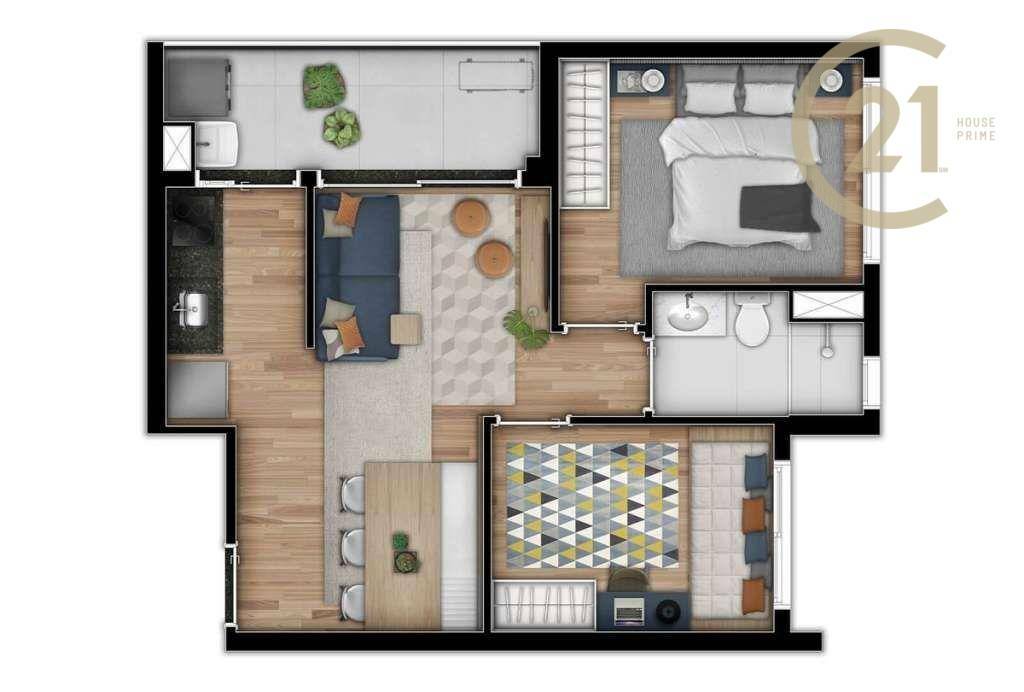 Apartamento à venda com 1 quarto, 25m² - Foto 20