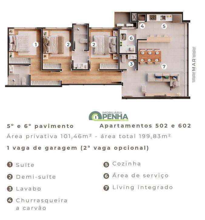 Apartamento à venda com 2 quartos, 78m² - Foto 17