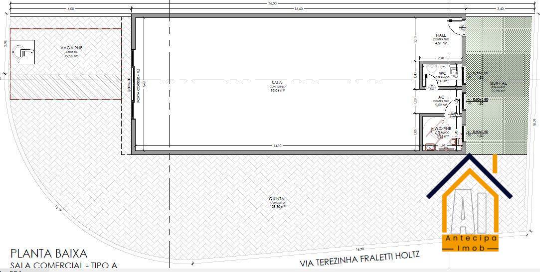 Depósito-Galpão, 105 m² - Foto 3