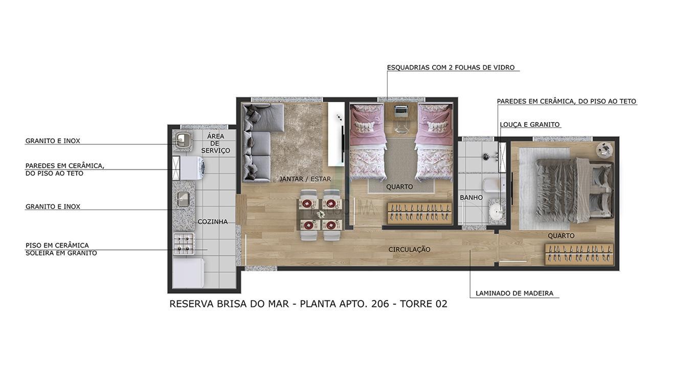 Apartamento à venda com 2 quartos, 38m² - Foto 19