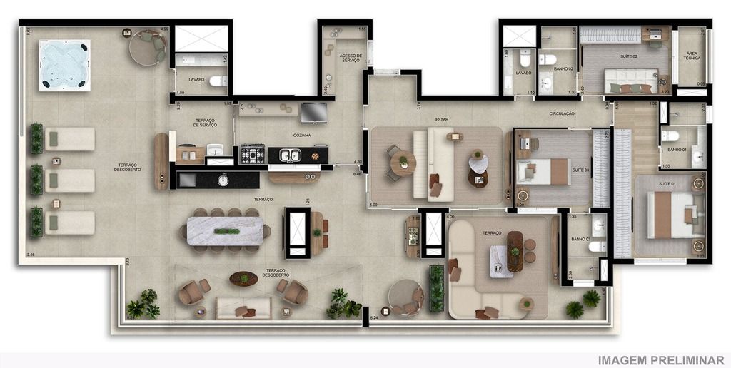 Apartamento à venda com 2 quartos, 79m² - Foto 19