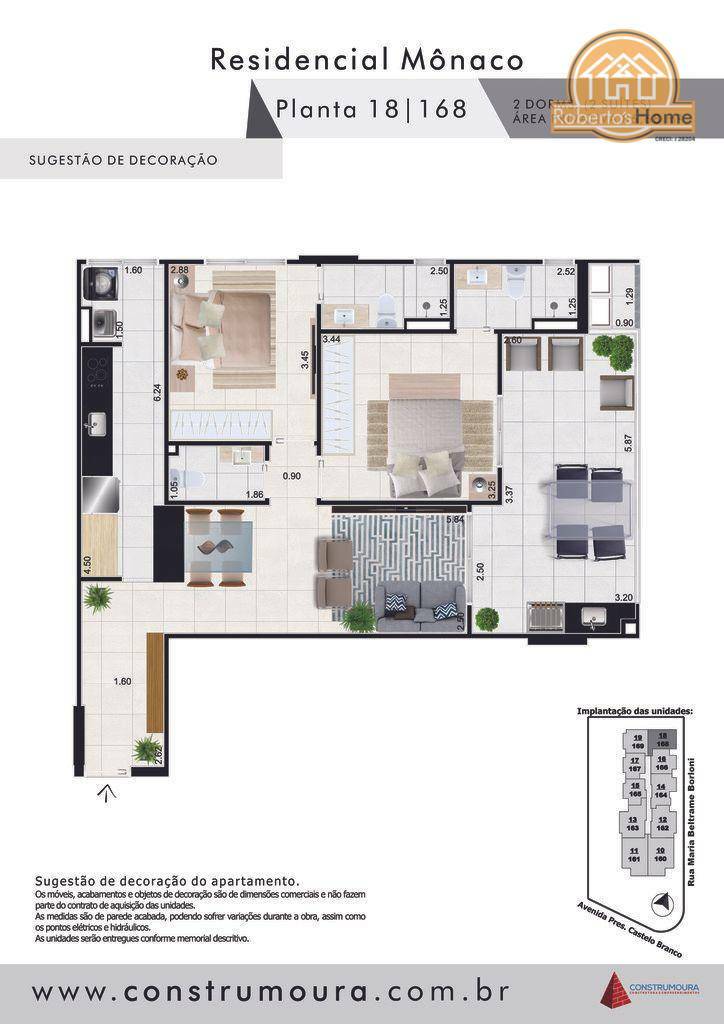 Apartamento à venda com 2 quartos, 77m² - Foto 13