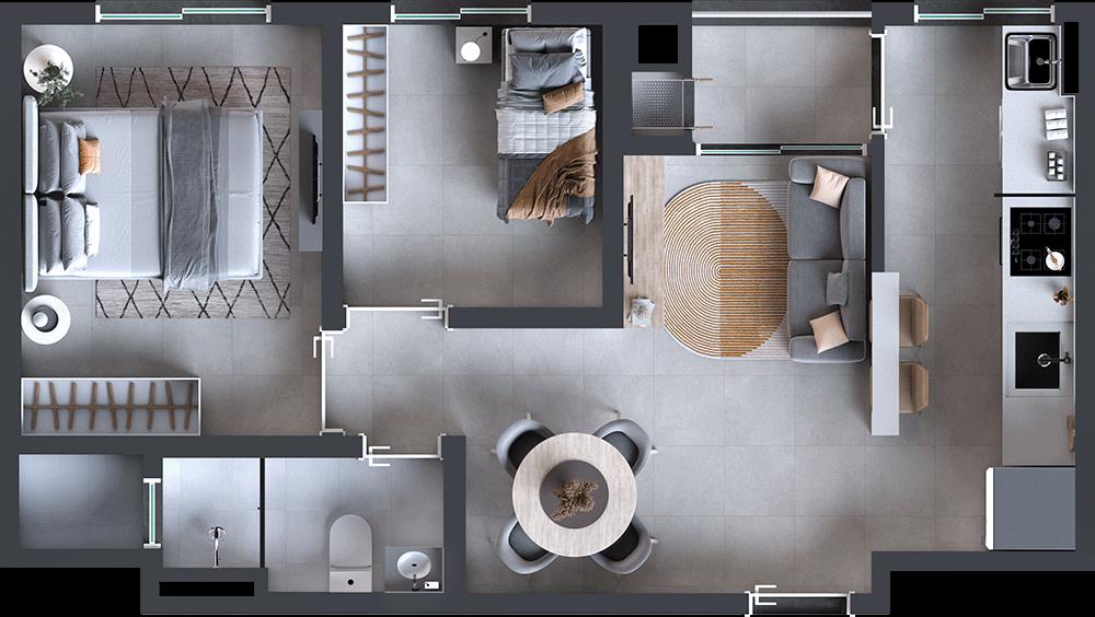 Apartamento à venda com 2 quartos, 47m² - Foto 24