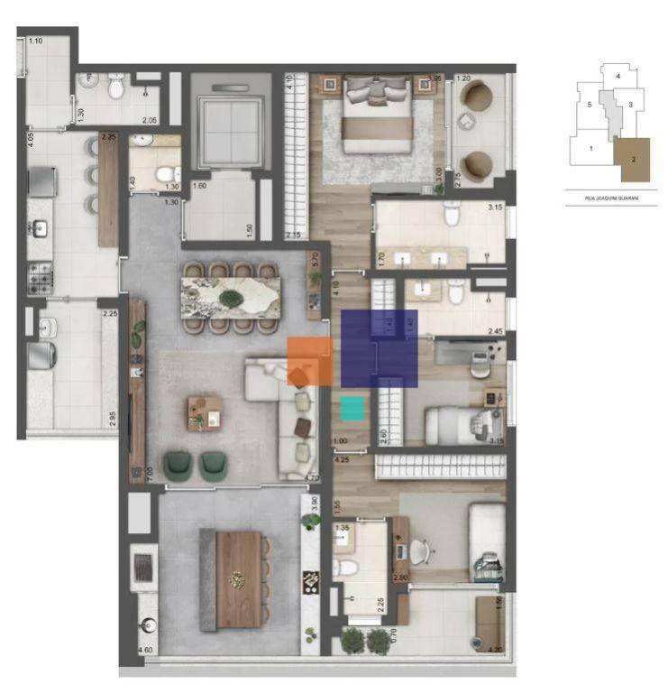 Apartamento à venda com 3 quartos, 157m² - Foto 33