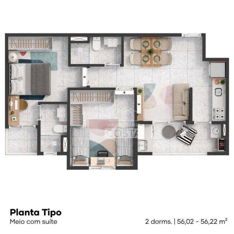 Apartamento, 2 quartos, 51 m² - Foto 5