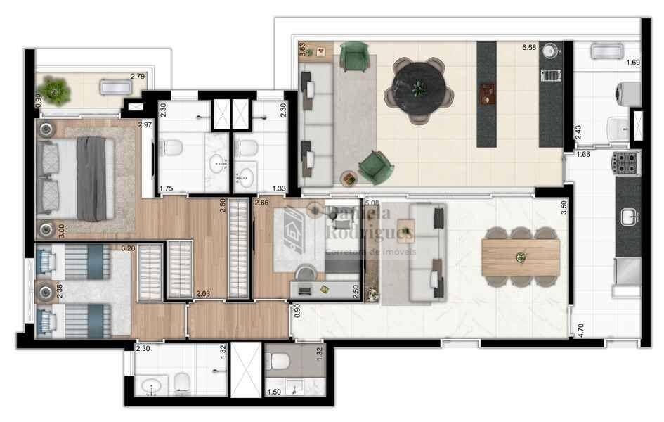 Apartamento à venda com 2 quartos, 81m² - Foto 8