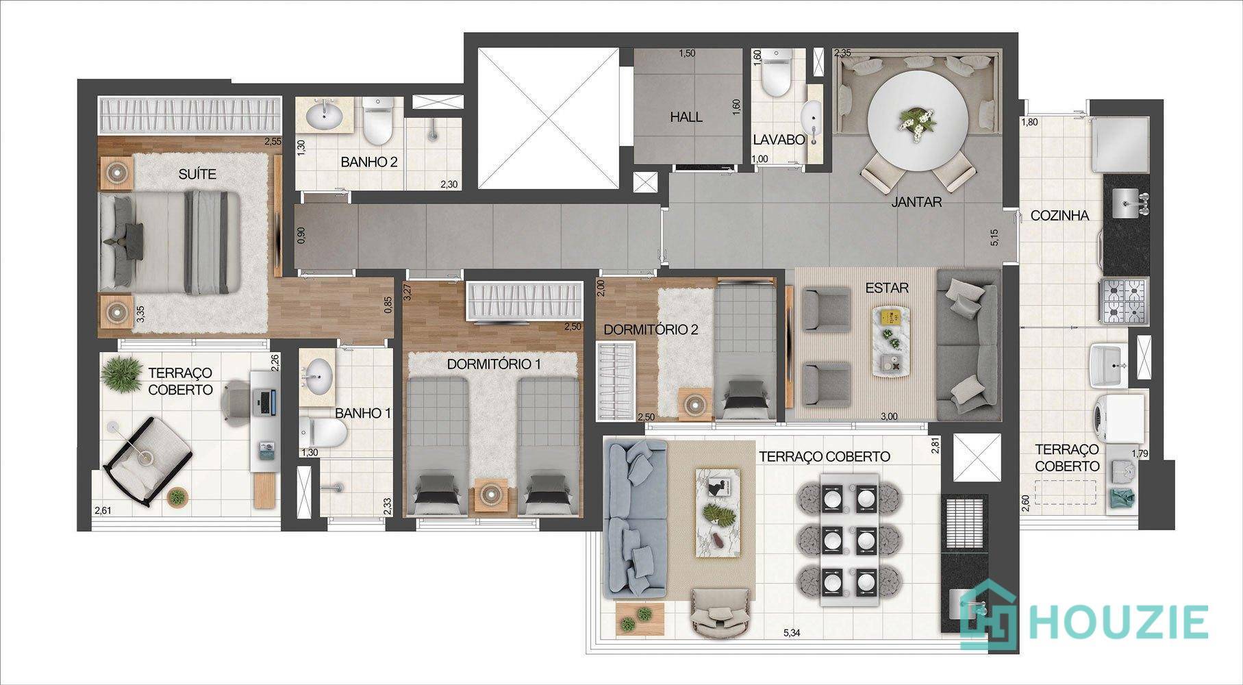 Apartamento à venda com 4 quartos, 170m² - Foto 25