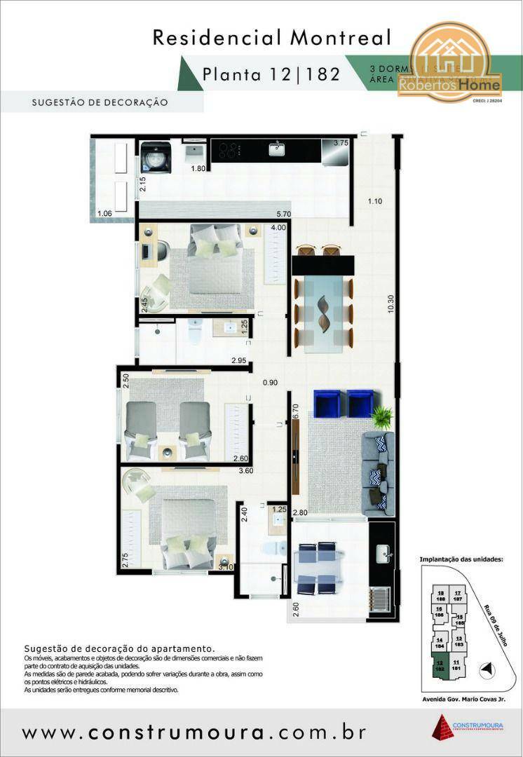 Apartamento à venda com 2 quartos, 67m² - Foto 13