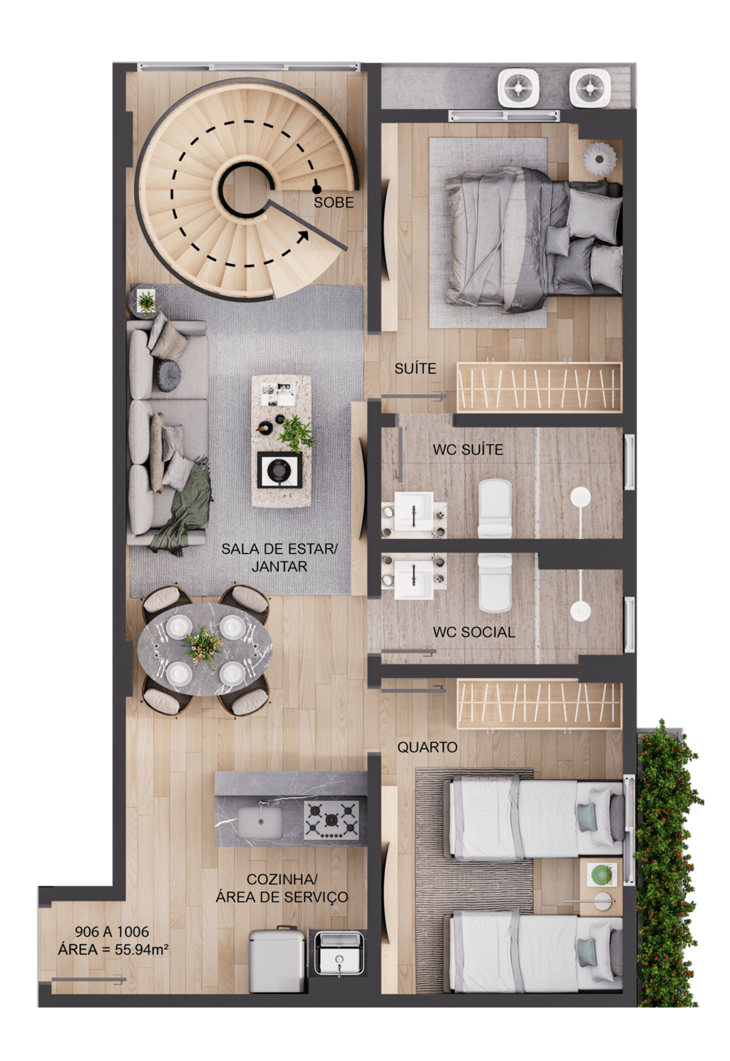 Apartamento à venda com 2 quartos, 11417m² - Foto 48