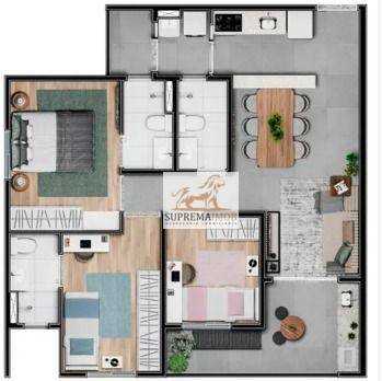 Apartamento à venda com 3 quartos, 75m² - Foto 4