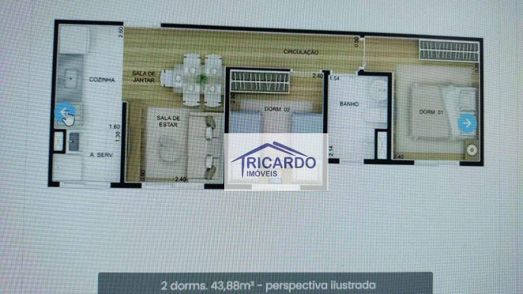 Apartamento à venda com 2 quartos, 43m² - Foto 18