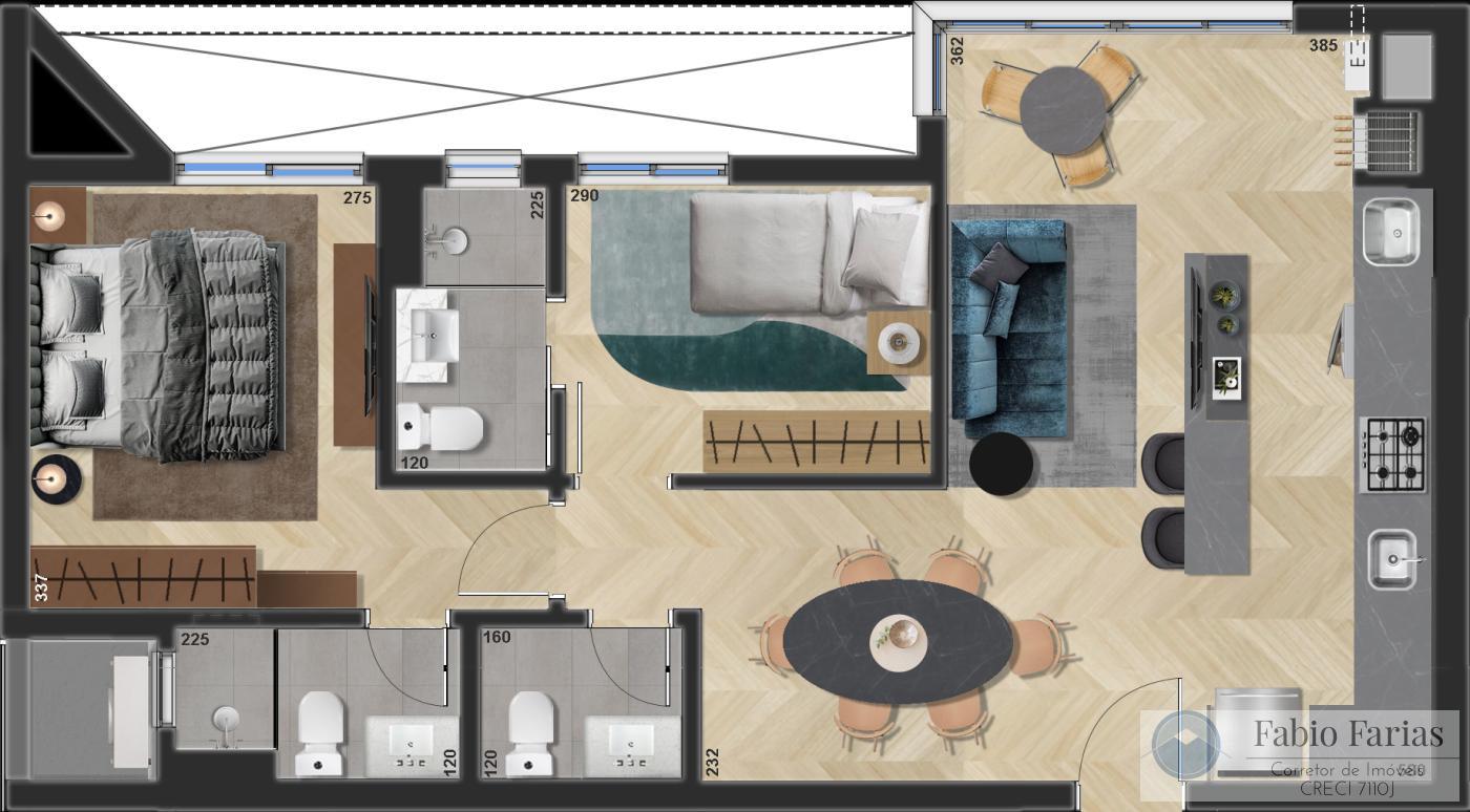 Apartamento à venda com 2 quartos, 65m² - Foto 7