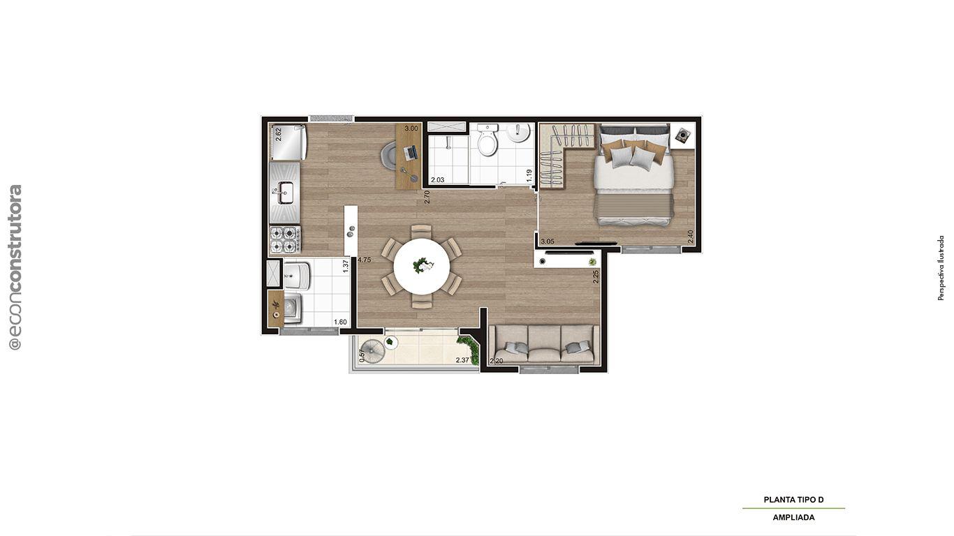 Apartamento à venda com 2 quartos, 41m² - Foto 16