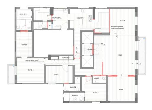 Apartamento à venda com 3 quartos, 220m² - Foto 2